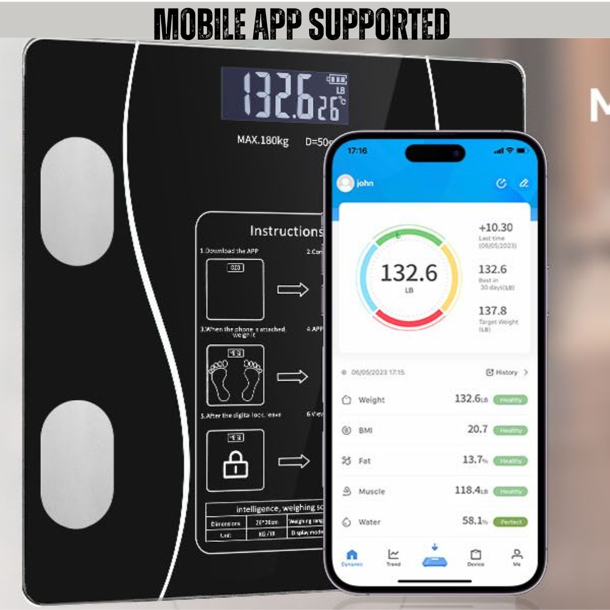 Body Fat Scale โ Fitness Monitor