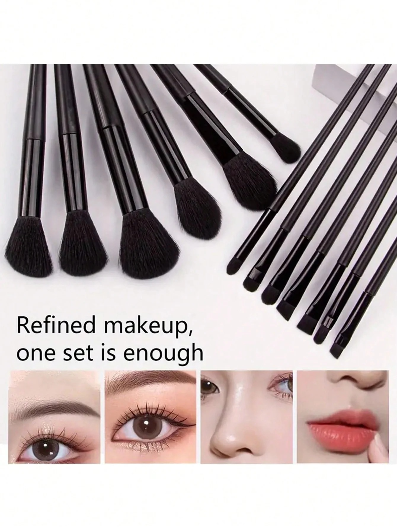 13-Piece Makeup Brush Set with Pouch