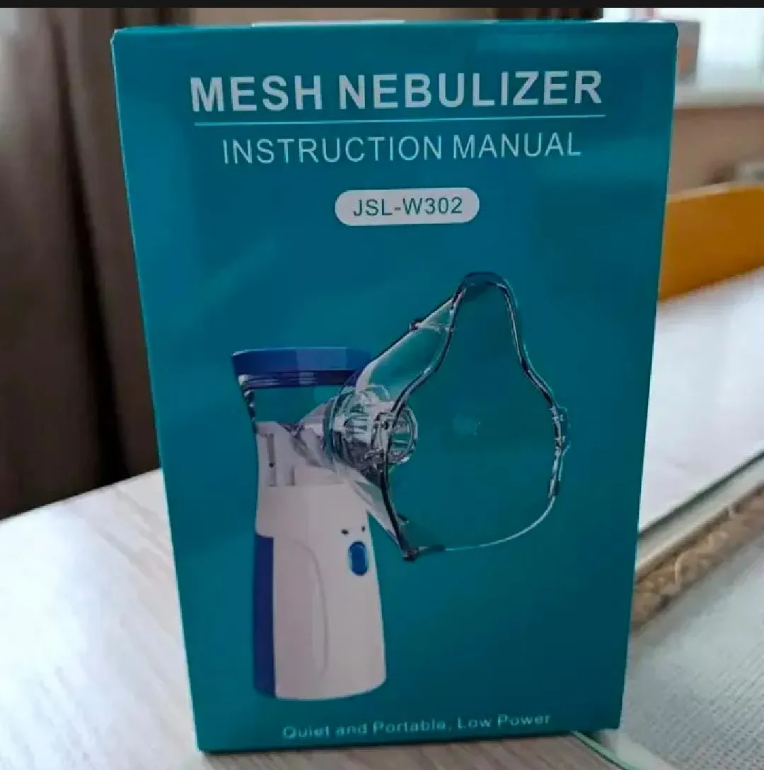 Compact Mesh Nebulizer โ Portable Inhaler for Home & Travel