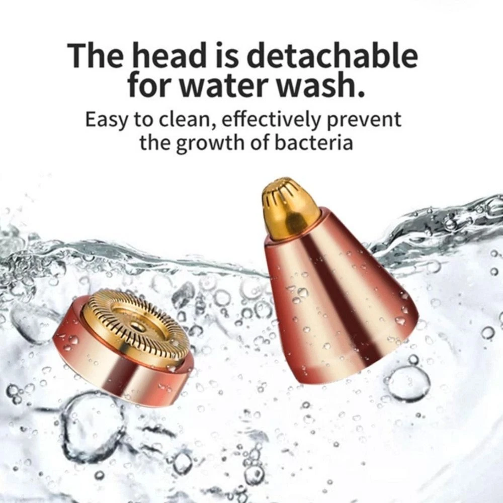 2-IN-1 EYEBROW TRIMMER & HAIR SHAVER – USB RECHARGEABLE & PORTABLE