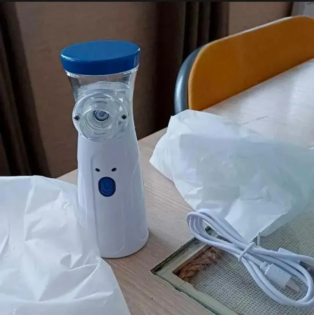 Compact Mesh Nebulizer โ Portable Inhaler for Home & Travel