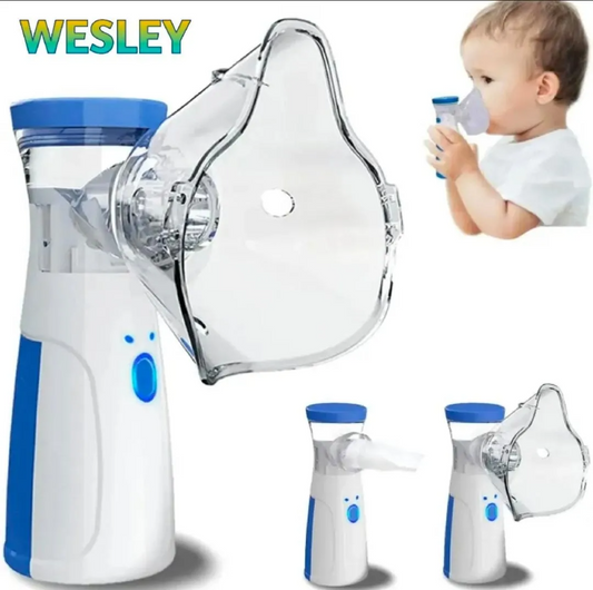 Compact Mesh Nebulizer โ Portable Inhaler for Home & Travel