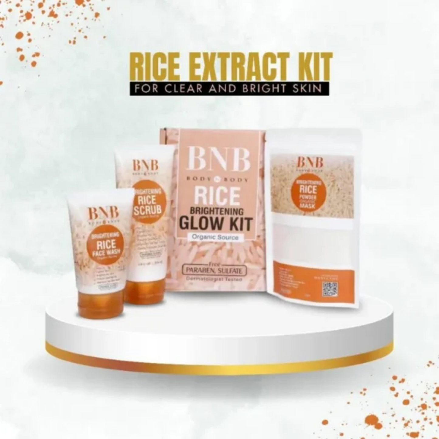 BNB Rice Brightening Glow Kit