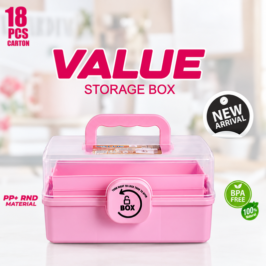 Medicine & Cosmetics Storage Organizer Box Pakistan - COD
