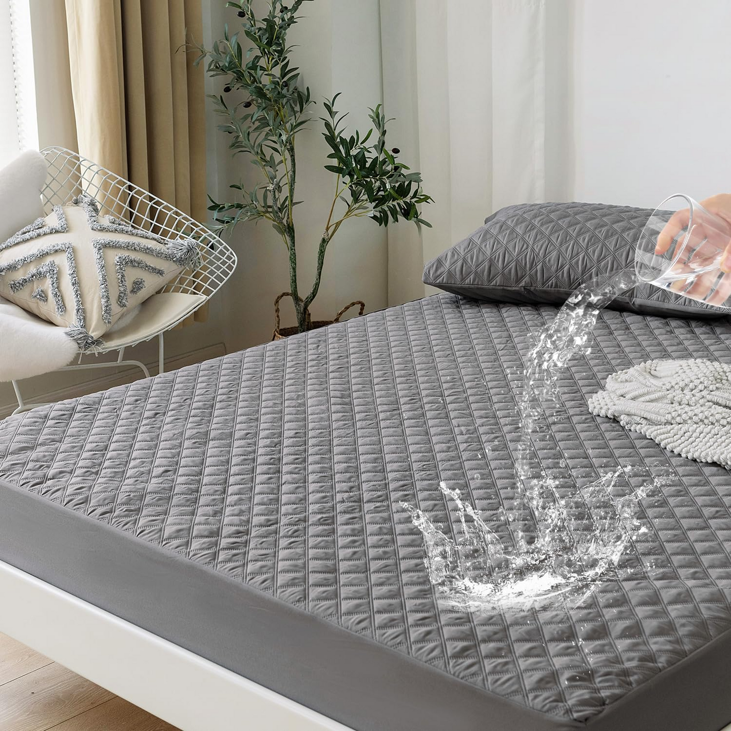 Waterproof Quilted Mattress Protector