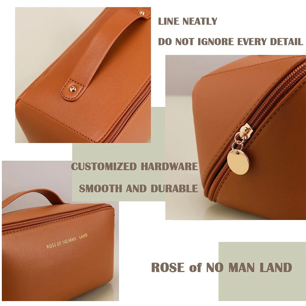 Leather Travel Makeup Bag Pakistan - Waterproof COD | AR Merchant