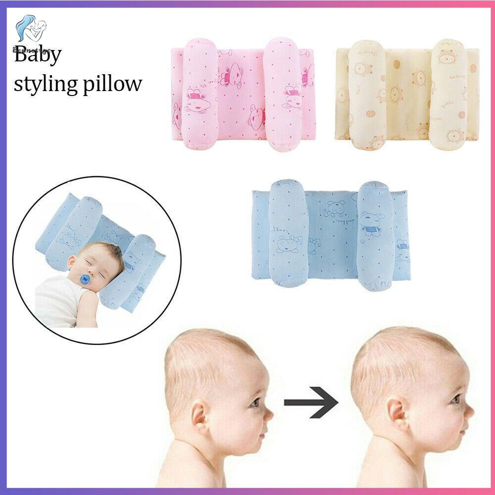 Adjustable Baby Head Shaping Pillow โ Anti-Flat Head Support for Newborns