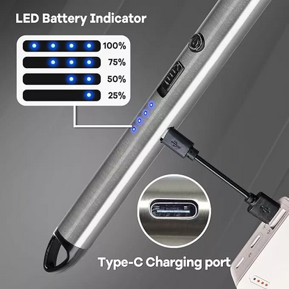 Electric - lighter  Rechargeable Kitchen Lighter - Stove Long Neck Arc 360° Flexible Lighter