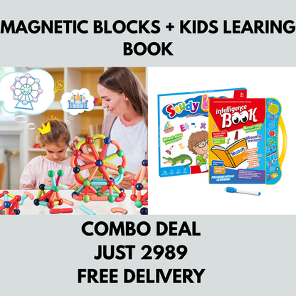 Magnetic Building Sticks Toy Set for Kids