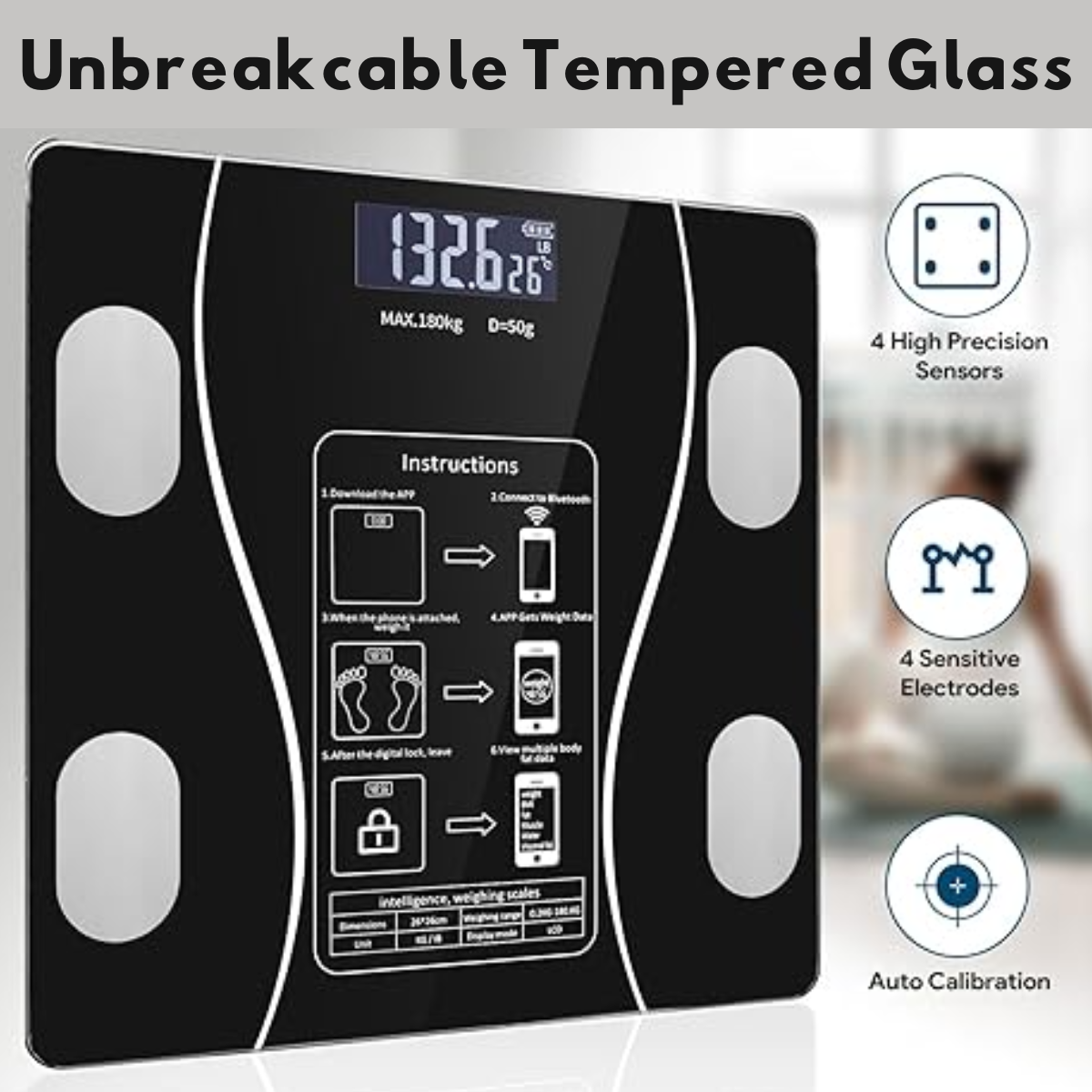 Body Fat Scale – Fitness Monitor