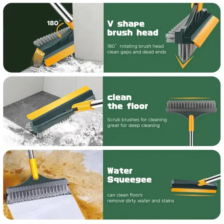 3-in-1 Magic Cleaning Brush – Scrub, Squeeze & Shine