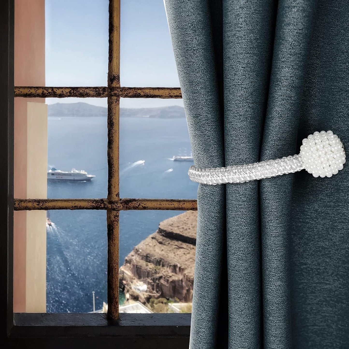 pearl curtain holdbacks pakistan pack of 4