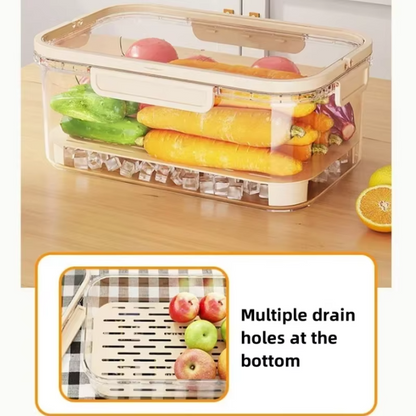 Easy to Carry Clear Food Container for Keeping Outdoor Meals Fresh