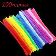 DIY Art & Craft Fuzzy Sticks (100 Pcs)