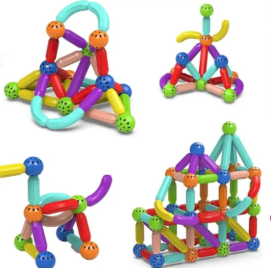 Magnetic Building Sticks Toy Set for Kids