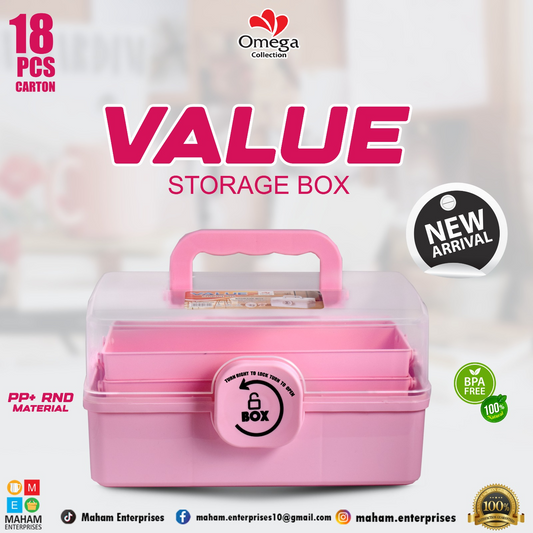 Office, Cosmetics & Medicine Storage Organizer Box