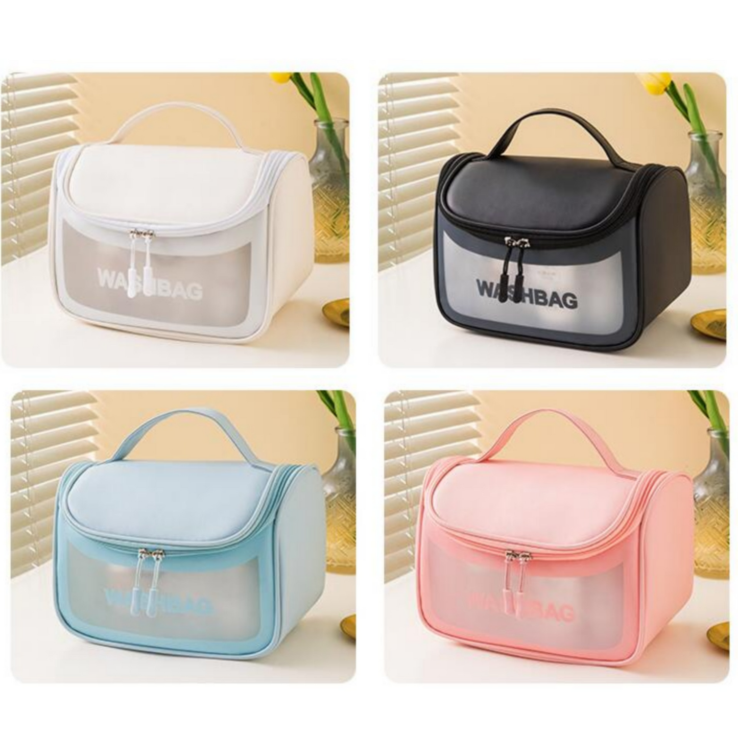 Waterproof Travel Toiletry Bag – Large Capacity Wash Bag for Men & Women
